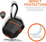 UAG Weatherproof Hard Case AirPods 1 & 2 -  Black/Orange