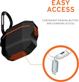 UAG Weatherproof Hard Case AirPods 1 & 2 -  Black/Orange