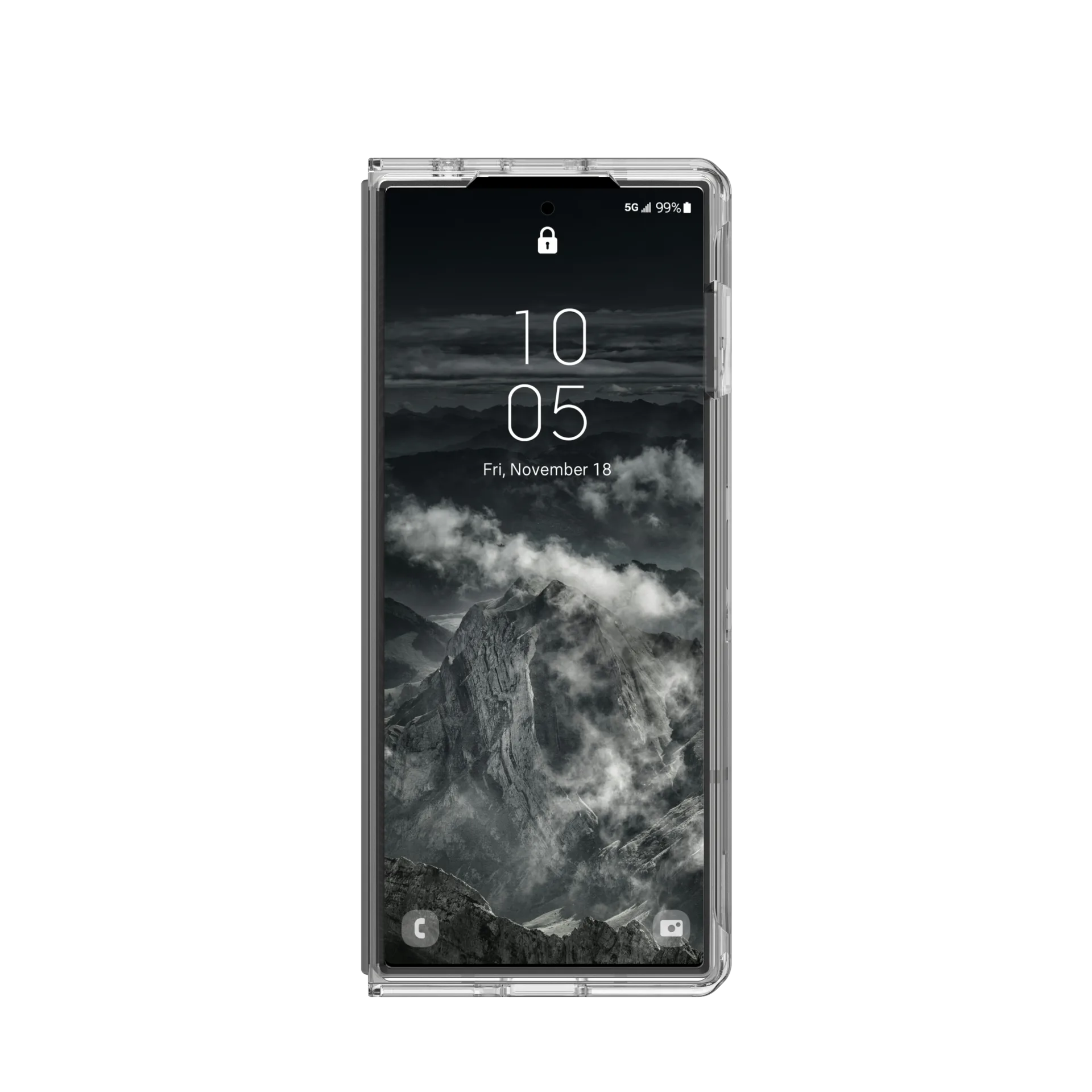 UAG Plyo Pro Case for Samsung Galaxy Z Fold 6 (2024) - Ice/Silver