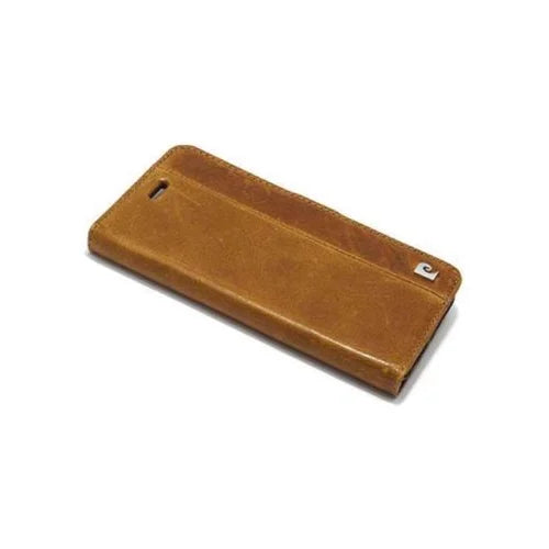 Pierre Cardin Leather Wallet Phone Case for iPhone 6 / 6s - Brown with BONUS screen protector