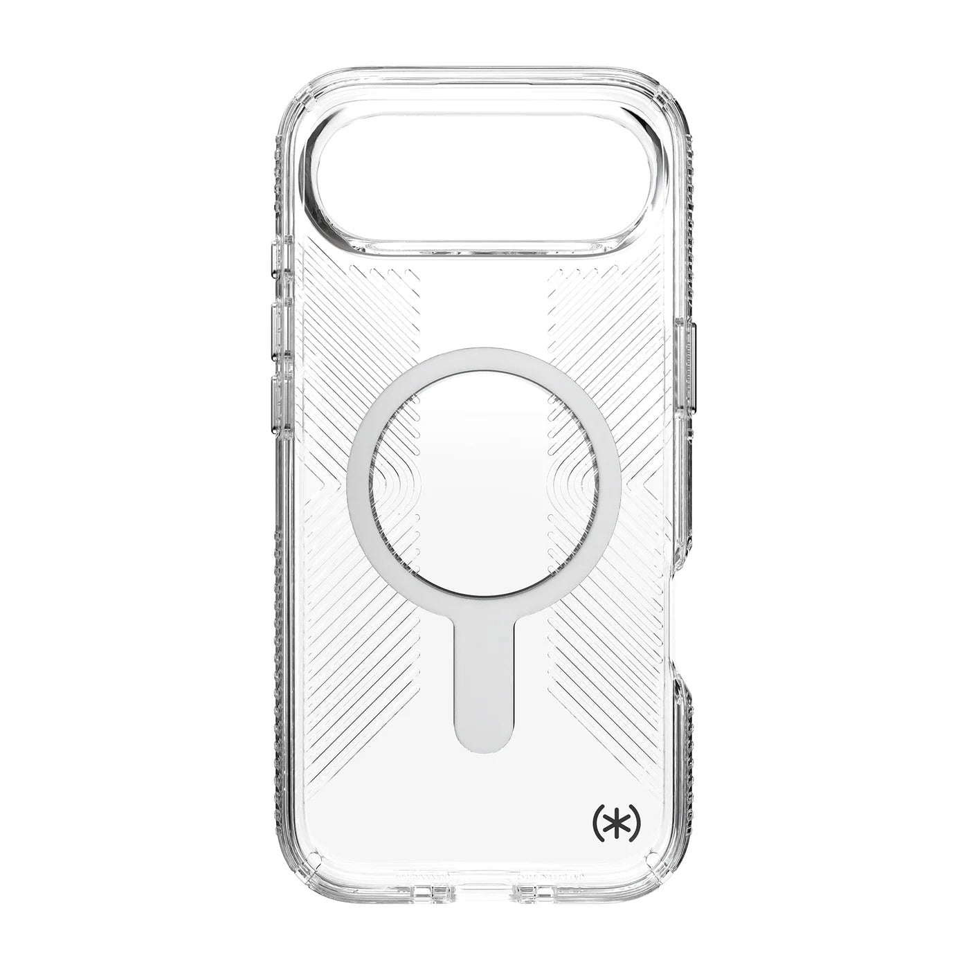 Speck Presidio Clear Grip with ClickLock - iPhone 17 Air - Clear / Silver