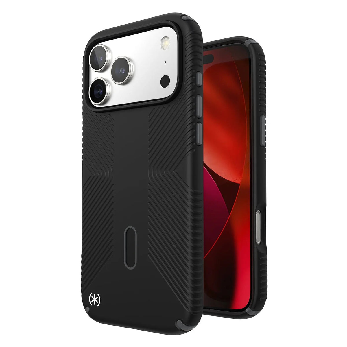 Speck Presidio2 Grip with ClickLock - iPhone 17 Pro Max - Black/Grey