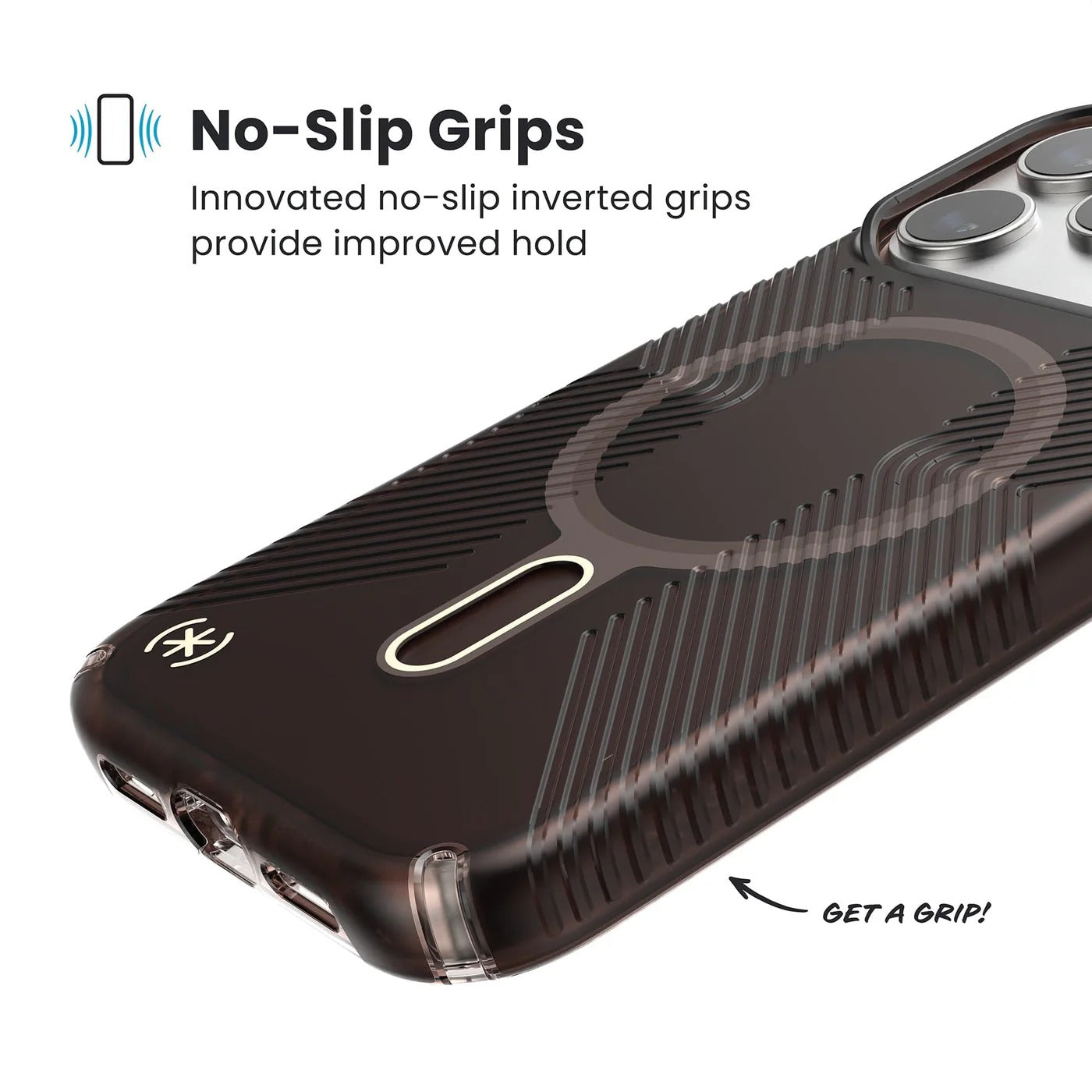 Speck Presidio Lux Grip with ClickLock - iPhone 17 Pro Max - Shade Orange