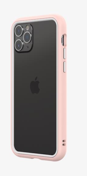 RhinoShield CrashGuard NX Customisable Protective Bumper Case For iPhone 11 Pro - Blush Pink/White