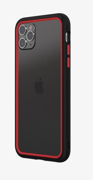 RhinoShield CrashGuard NX Customisable Protective Bumper Case for iPhone 11 Pro Max - Black Red