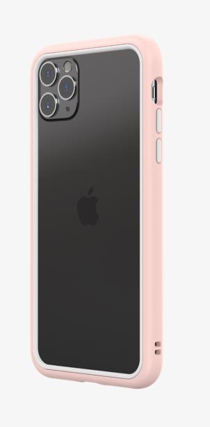 RhinoShield CrashGuard NX Customisable Protective Bumper Case for iPhone 11 Pro Max - Blush Pink White