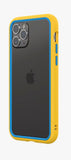RhinoShield CrashGuard NX Customisable Protective Bumper Case For iPhone 11 Pro - Yellow/Azure Blue