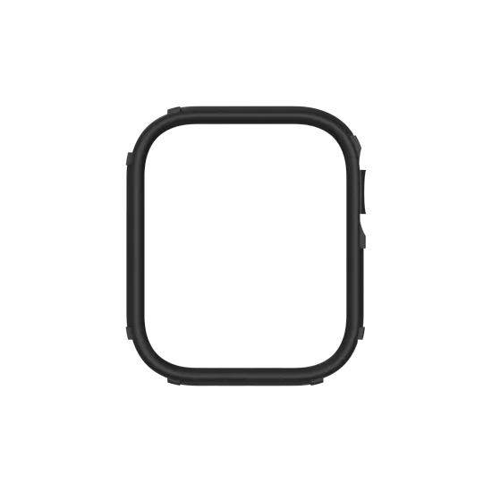 RhinoShield CrashGuard NX for Apple Watch 44mm 4/5/6/SE with Black Rim