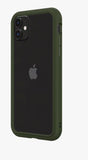 RhinoShield CrashGuard Customizable Bumper Case for iPhone 11 - Camo Green