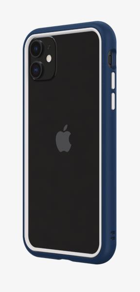 RhinoShield CrashGuard Customizable Bumper Case for iPhone 11 - Royal Blue/White