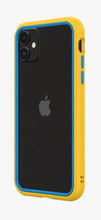 Load image into Gallery viewer, RhinoShield CrashGuard Customizable Bumper Case for iPhone 11 - Yellow / Azure Blue