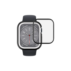 RhinoShield Apple Watch 3D Impact Screen Protectors 44mm 4/5/6/SE - Black Rim