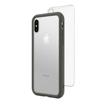 Load image into Gallery viewer, RhinoShield Mod NX Bumper Case &amp; Clear Backplate for iPhone X - Graphite