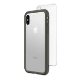 RhinoShield Mod NX Bumper Case & Clear Backplate for iPhone X - Graphite