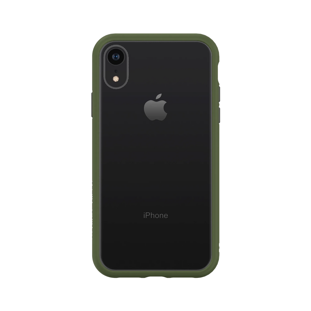 RhinoShield Mod NX Bumper Case & Clear Backplate For iPhone XR - Camo Green