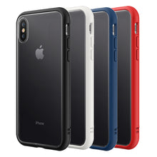 Load image into Gallery viewer, RhinoShield Mod NX Bumper Case &amp; Clear Backplate For iPhone XS Max - Graphite