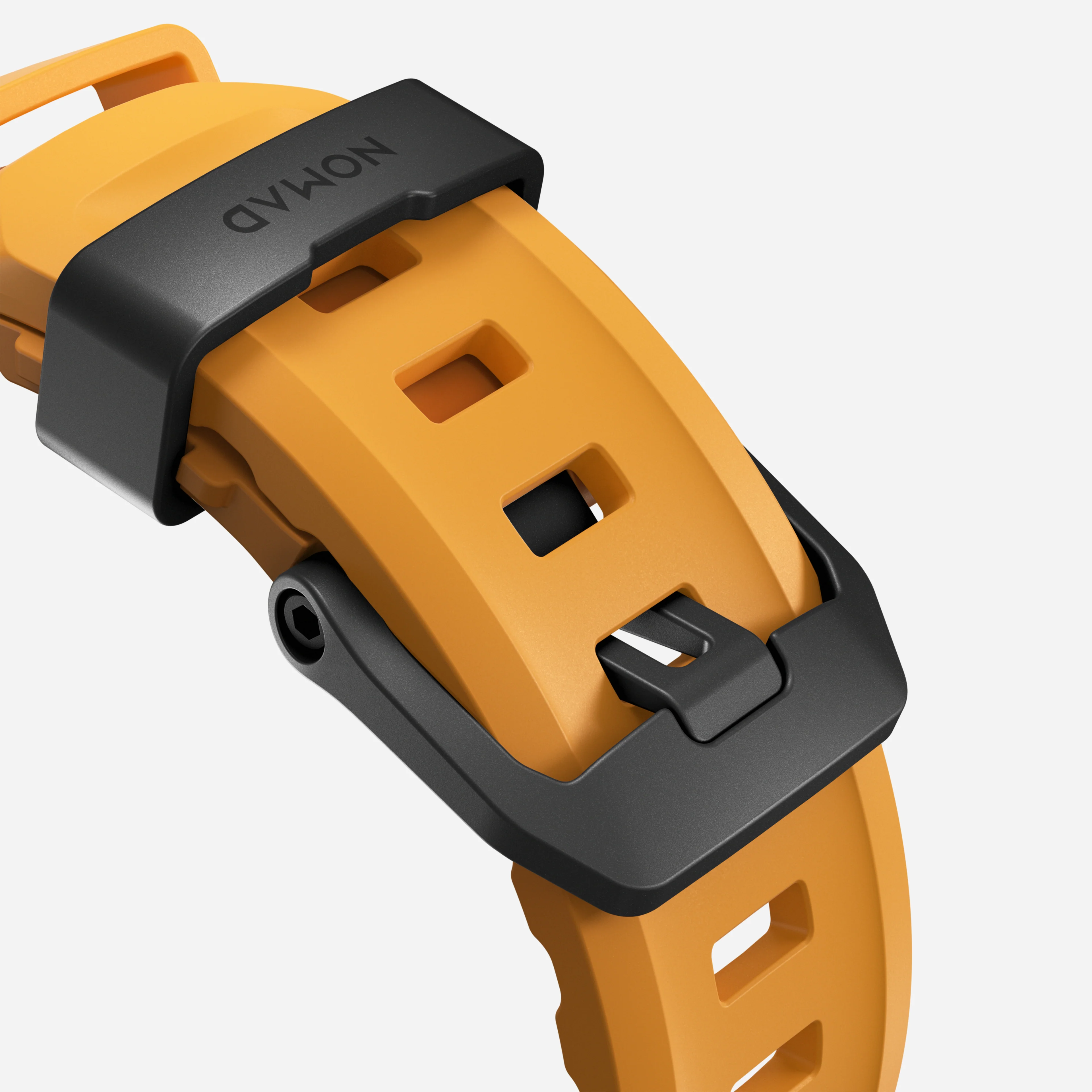 Nomad Rocky Point Band for Apple Watch 42-49 & Ultra 1 -3  - Sol Yellow (Black Hardware)