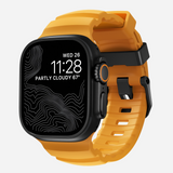 Nomad Rocky Point Band for Apple Watch 44-46-Ultra - Sol Yellow (Black Hardware)