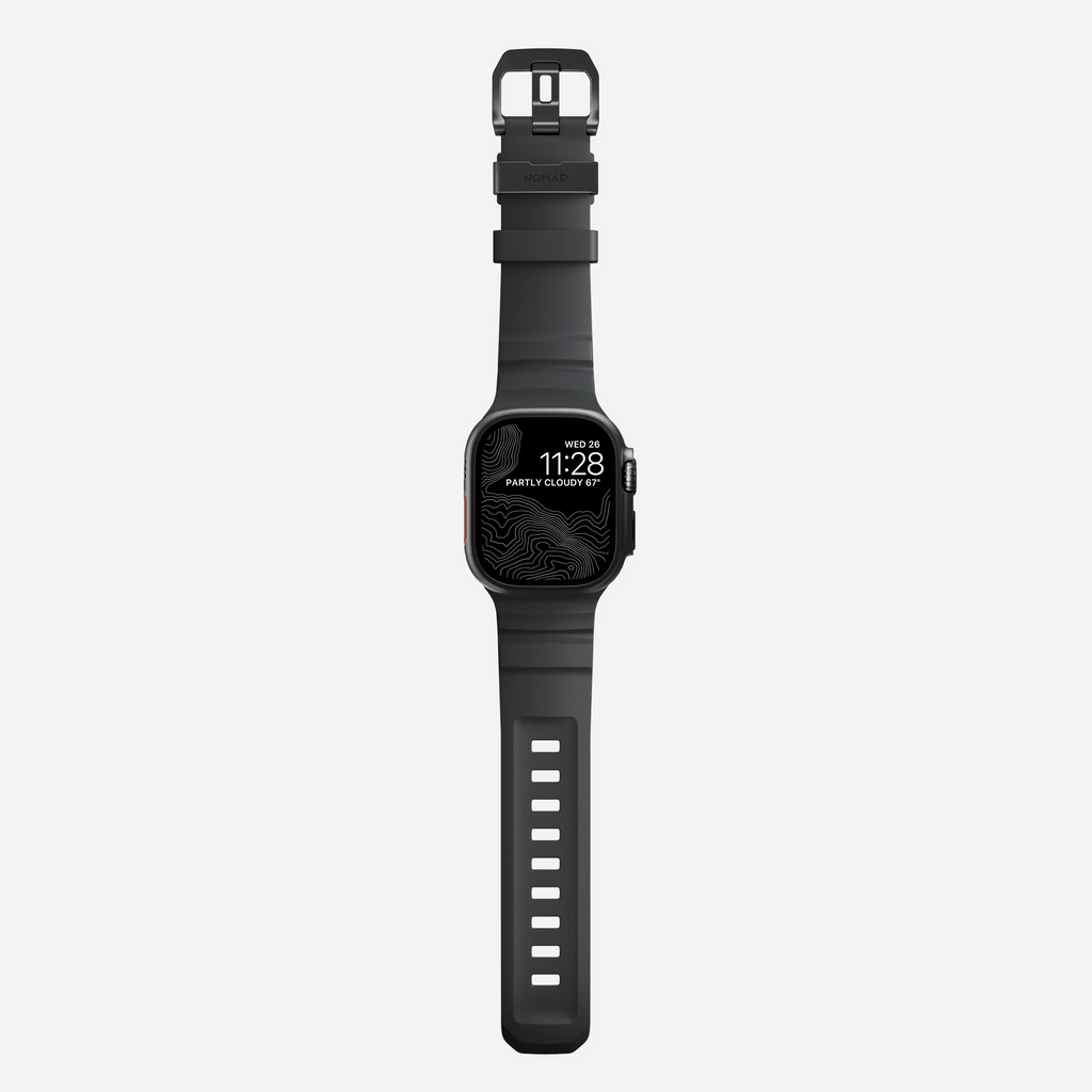 Nomad Rocky Point Band for Apple Watch 44-46-Ultra - Storm (Black Hardware)