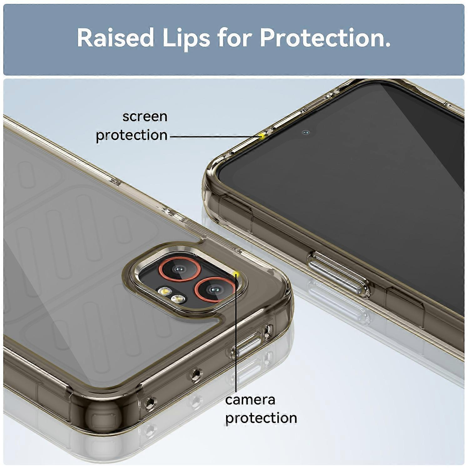 Rugged & Protective Phone Case Samsung XCover 7 Pro - Clear Grey