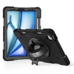 Rugged Case with Hand & Shoulder Strap iPad Air 13 M2 / M3 - Black