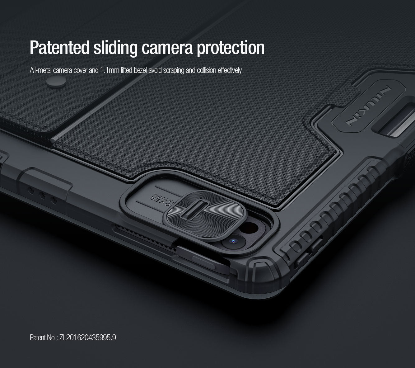 Rugged Detachable Keyboard & Trackpad Case iPad Pro 13 M4 2024 - Black