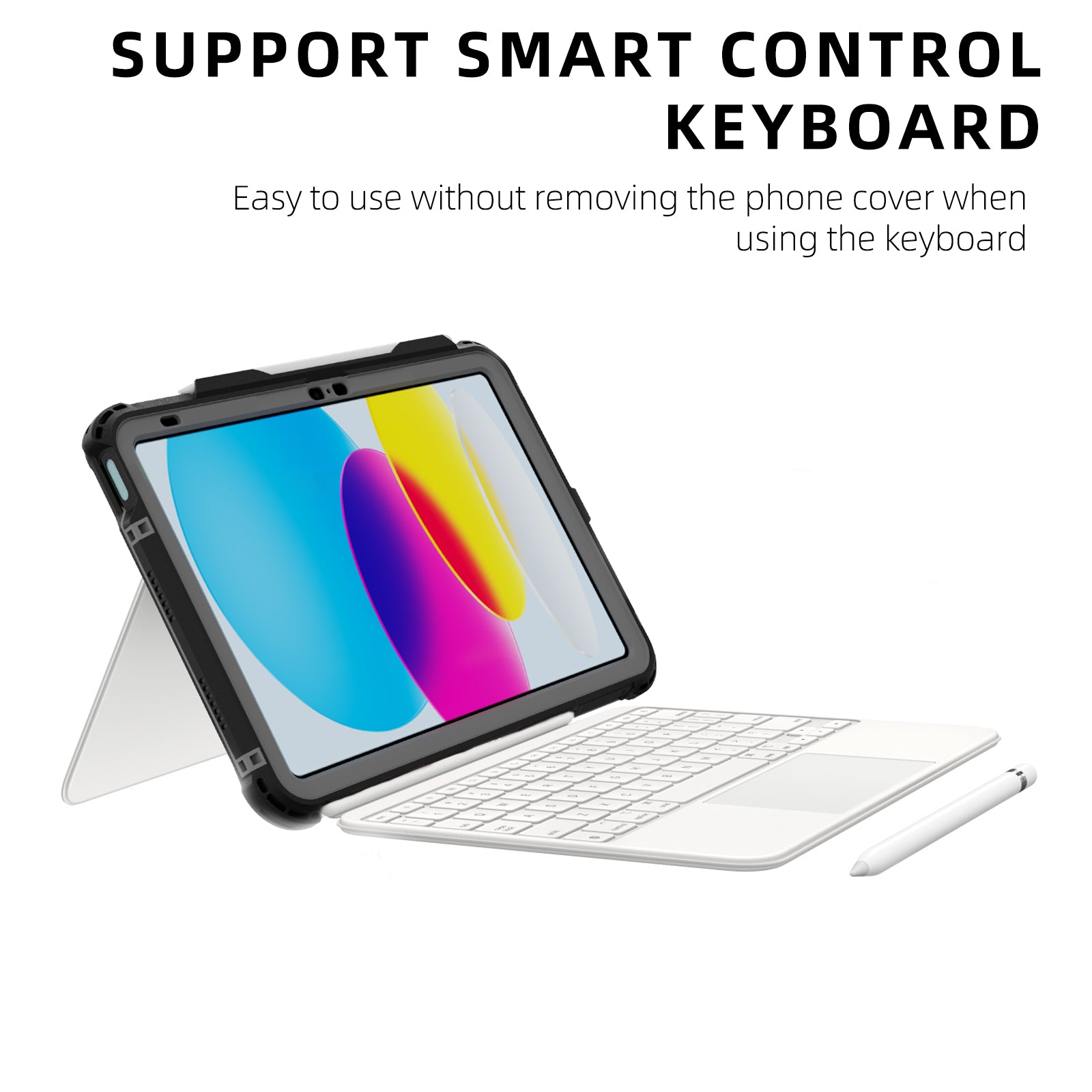 Rugged & Waterproof Protective Case iPad 10th / 11th Gen 10.9 inch - Black