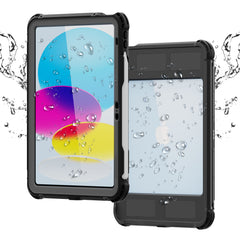 Rugged & Waterproof Protective Case iPad 10th / 11th Gen 10.9 inch - Black