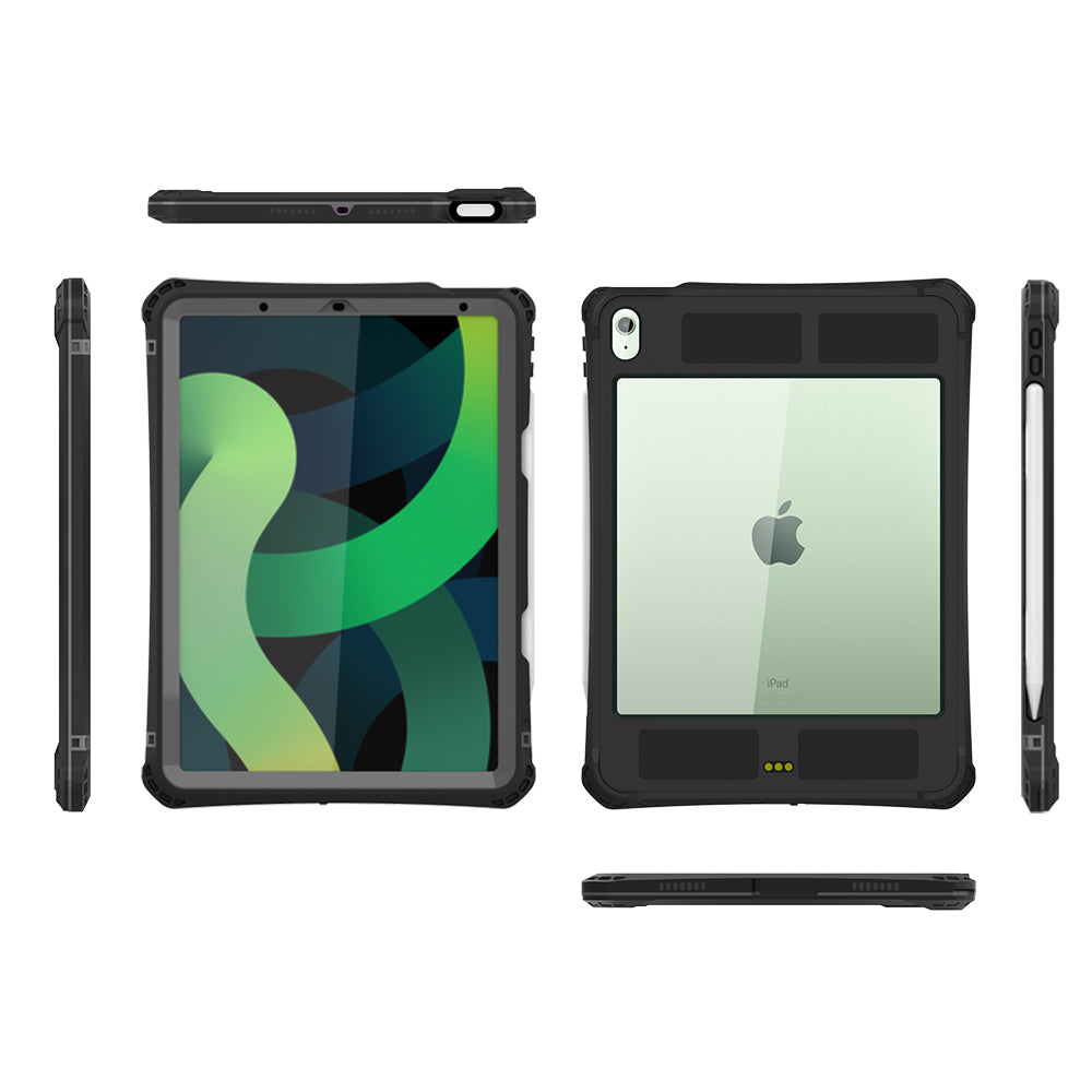 Rugged & Waterproof Protective Case iPad Air 11 M2 / M3 / Air 4th / 5th gen 10.9 - Black