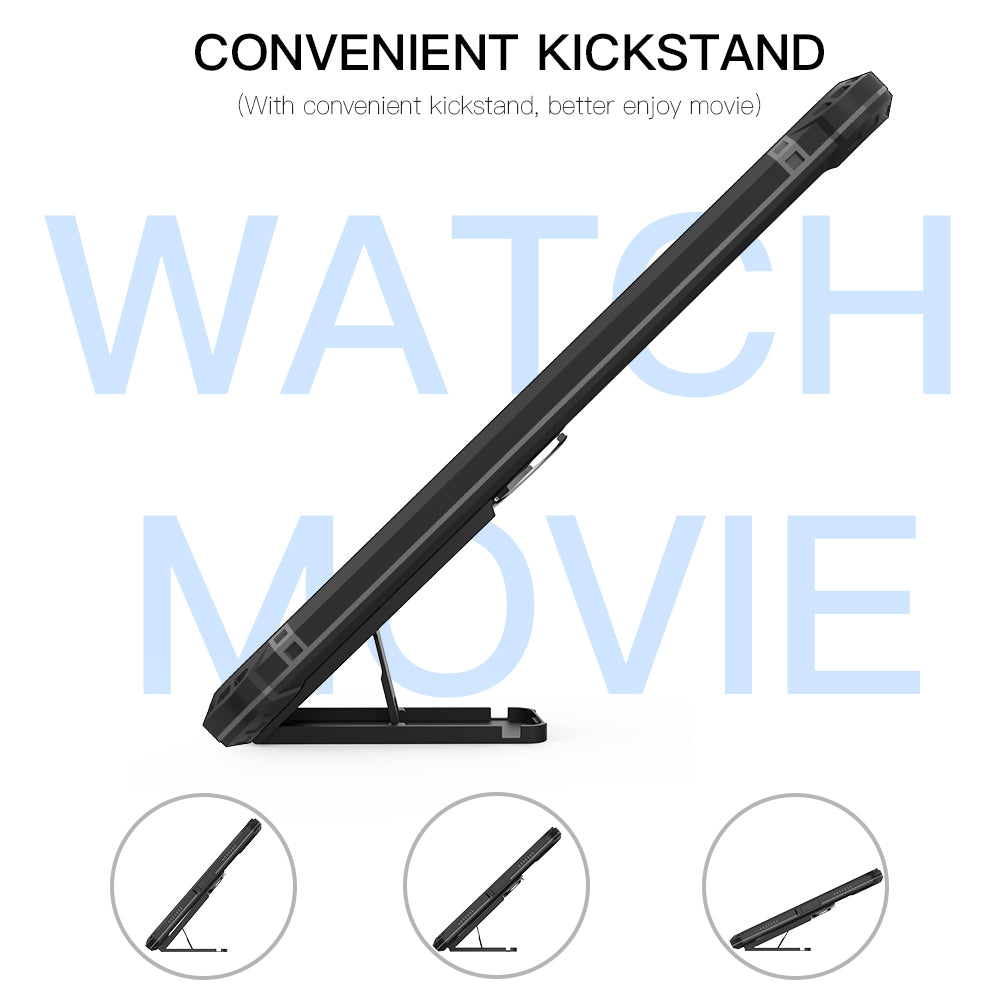 Rugged & Waterproof Protective Case iPad Air 11 M2 / M3 / Air 4th / 5th gen 10.9 - Black