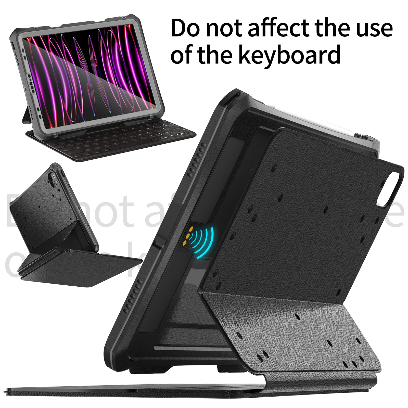 Rugged & Waterproof Protective Case iPad Pro 11 M4 5th inch 2024 - Black