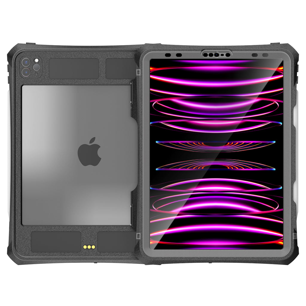 Rugged & Waterproof Protective Case iPad Pro 11 inch 2020 / 2021 / 2022 - Black