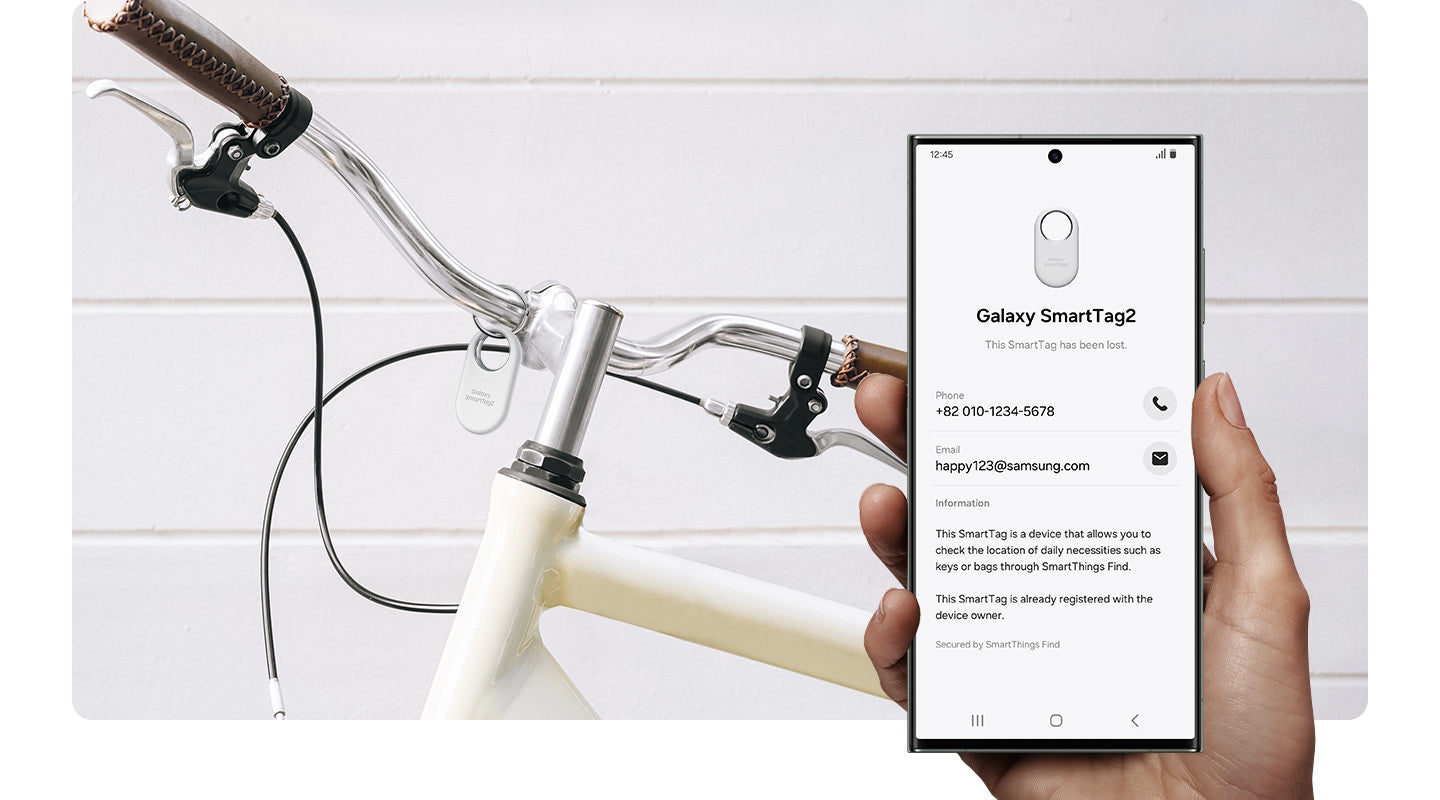 Samsung Galaxy SmartTag2 IP67 GPS tracker 1 pack - Black