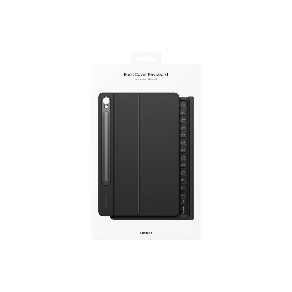 Samsung Original Book Cover Keyboard Case for Galaxy Tab S9 / S9FE - Black