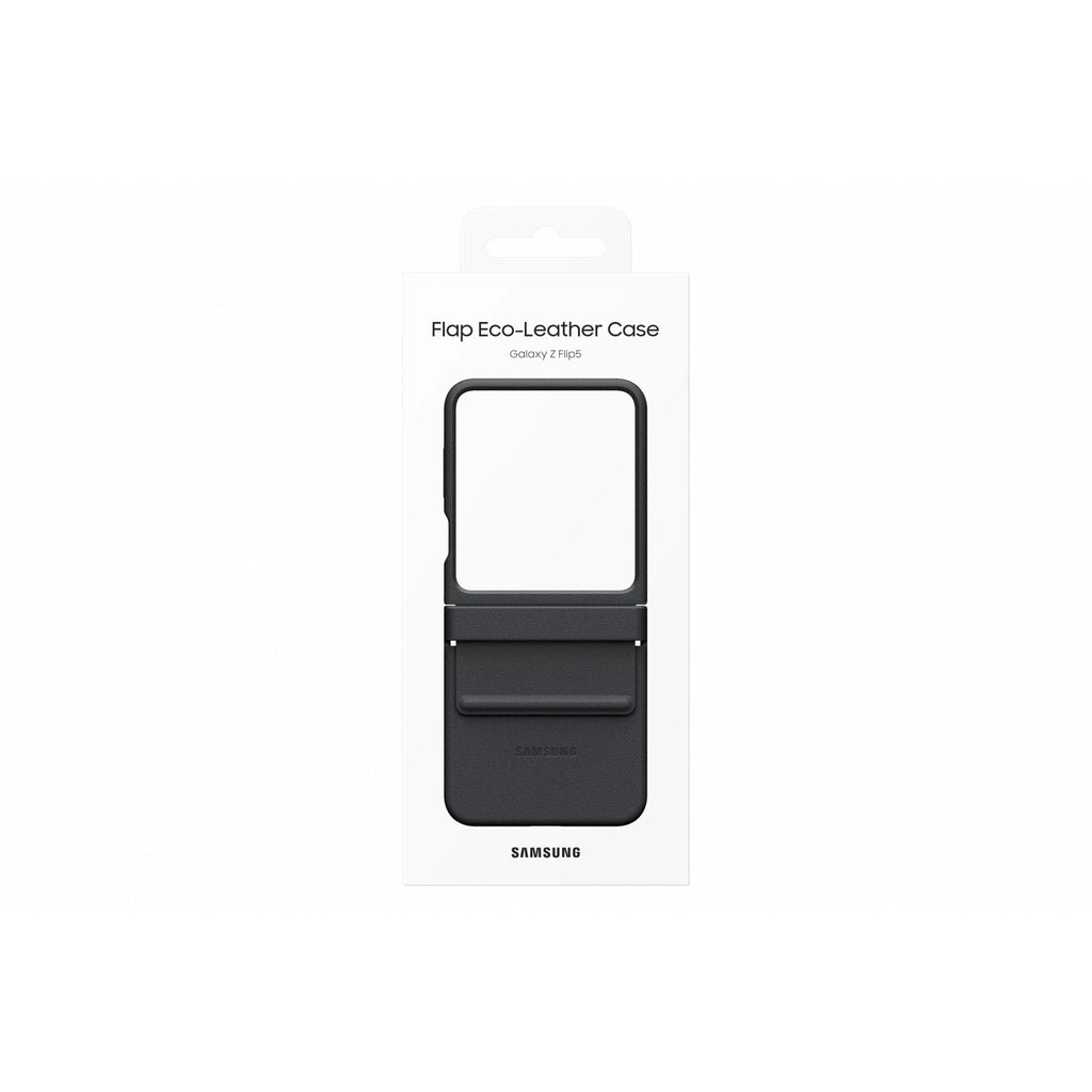 Samsung Flap Eco-Leather Case for Samsung Galaxy Z Flip 5 - Black