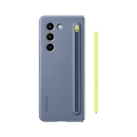 Samsung Slim S Pen Case for Samsung Galaxy Z Fold 5 (2023) - Blue with Lime Pen