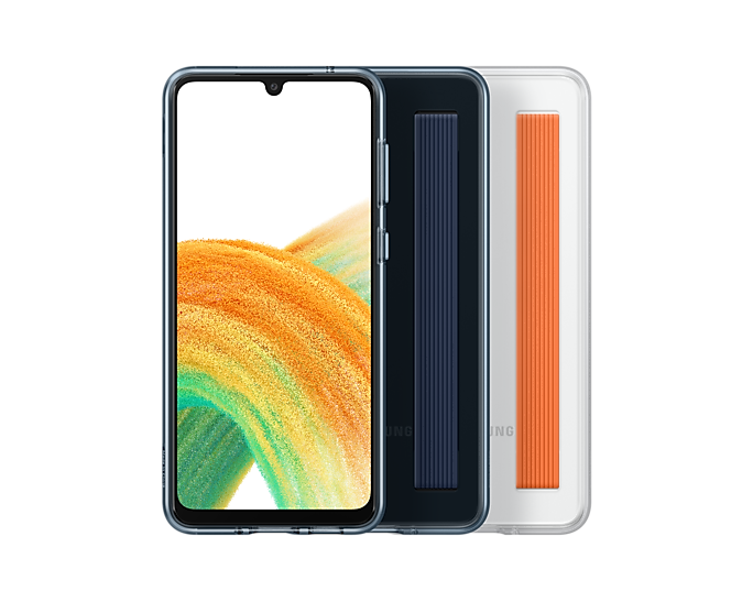 Samsung Official Slim Strap Cover Case Samsung Galaxy A33 5G SM-A336 Transparent