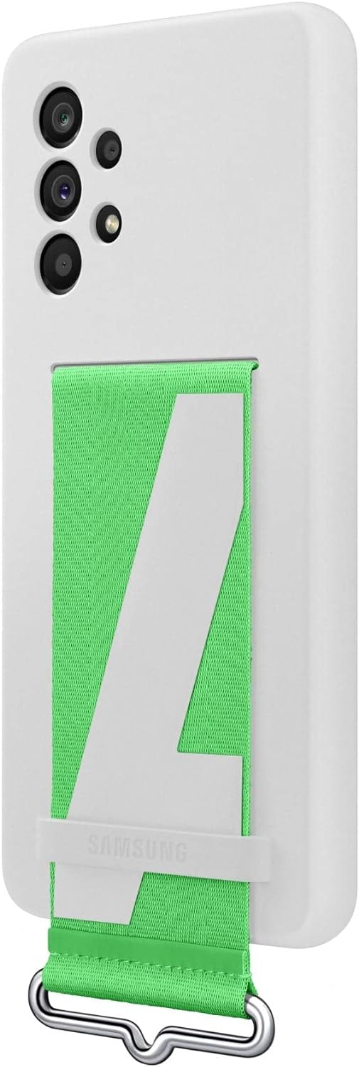 Samsung Official Silicone Cover w/ Strap Case Samsung A53 5G SM-A536 - White