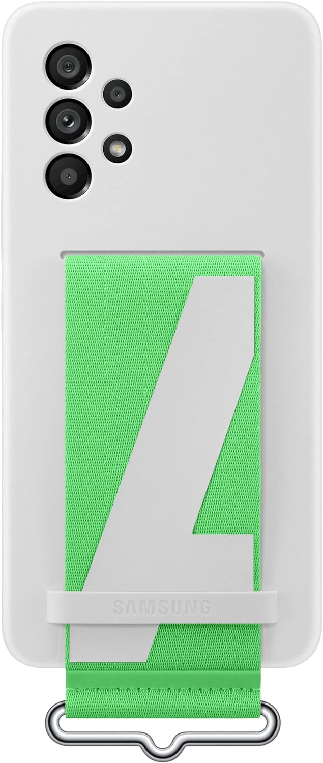 Samsung Official Silicone Cover w/ Strap Case Samsung A53 5G SM-A536 - White