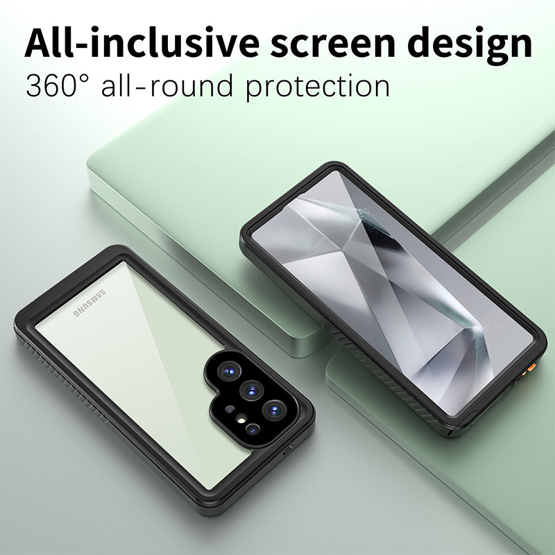 Waterproof & Dustproof Samsung Galaxy S25 Ultra Case Built-in Screen Guard