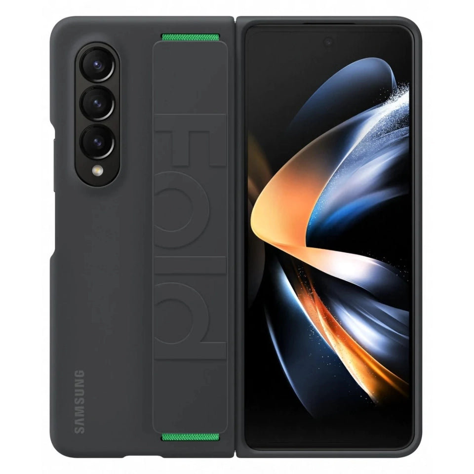 Samsung Silicone Grip Cover for Galaxy Z Fold 4- Black