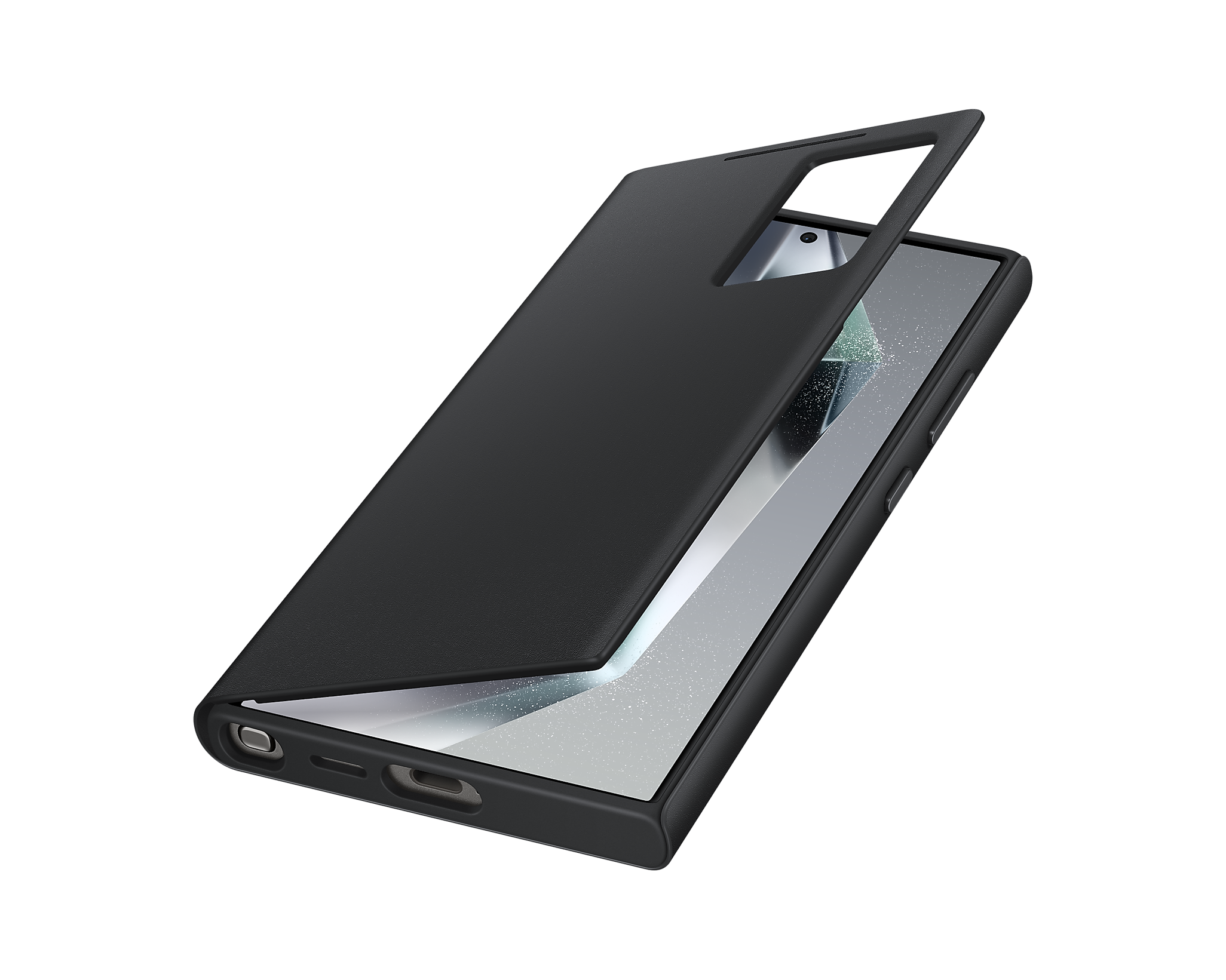 Samsung Official Smart View Wallet Case S24 Ultra 6.8 inch - Black