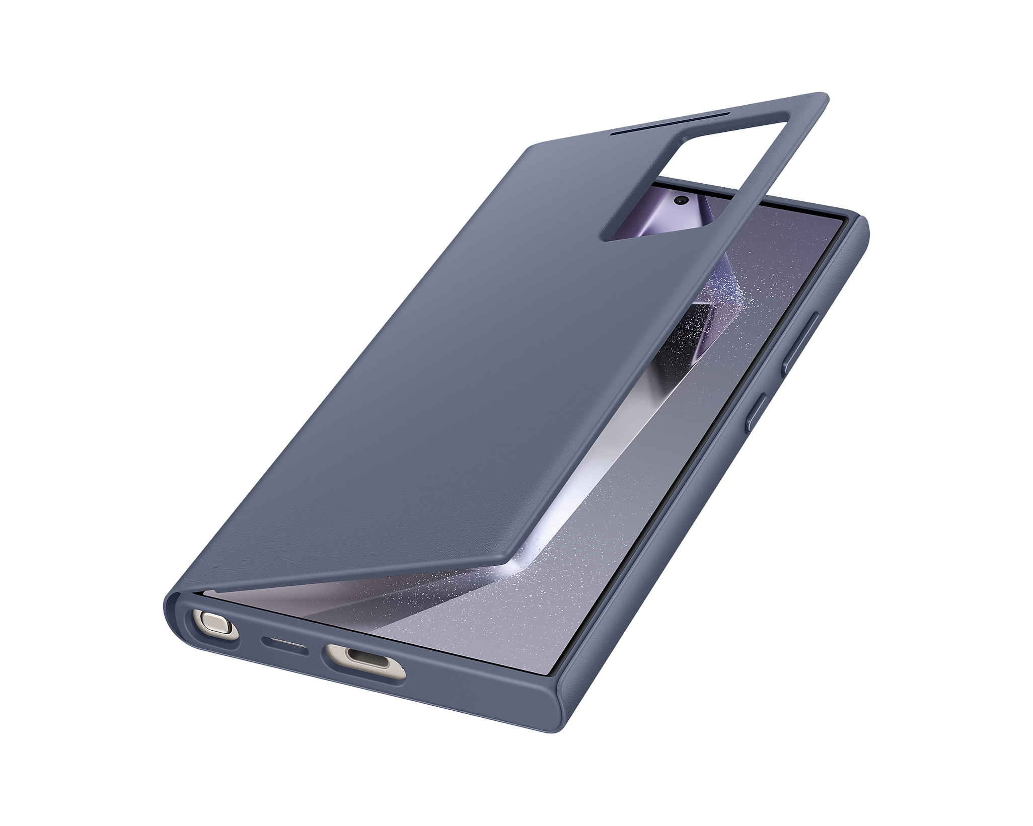 Samsung Official Smart View Wallet Case S24 Ultra 6.8 inch - Violet