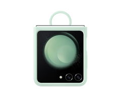 Samsung Galaxy Z Flip5 Silicone Protective Case with Ring - Mint