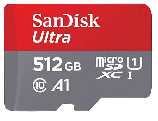 SanDisk 512GB Ultra microSDXC UHS-I 150MBps Memory Card