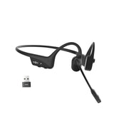 SHOKZ OpenComm 2 UC Stereo Bone Conduction Bluetooth Headset & USB A - Black