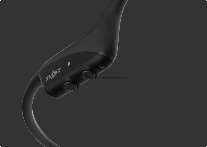 SHOKZ OpenComm 2 UC Stereo Bone Conduction Bluetooth Headset & USB C - Black