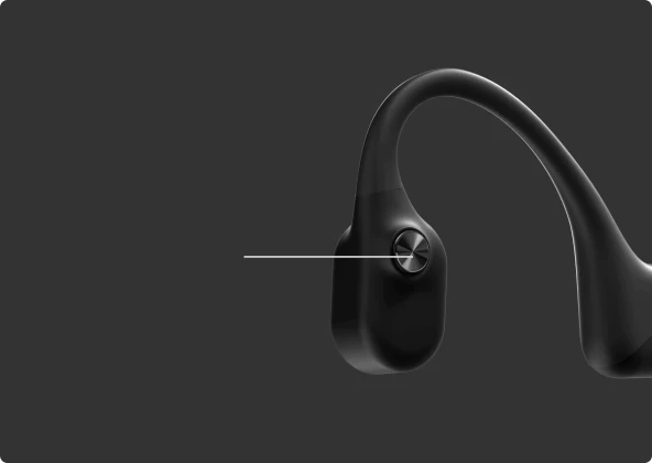 SHOKZ OpenComm 2 UC Stereo Bone Conduction Bluetooth Headset (NO DONGLE) - Black