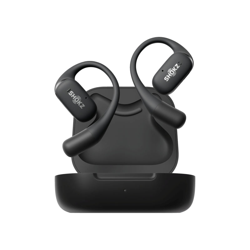 SHOKZ OpenFit Open Ear DirectPitch Bluetooth Earbuds - Black