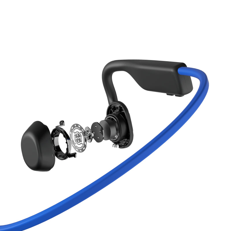 SHOKZ OpenMove Bone Conduction Sports Bluetooth Headphones - Blue